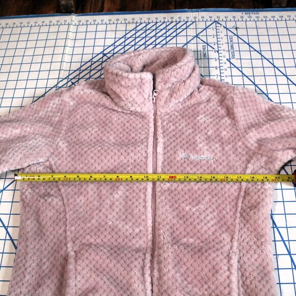 Columbia Fire Side Full Zip Sherpa Jacket, Dusty Pink, Warm Layer, Medium - Picture 7 of 11